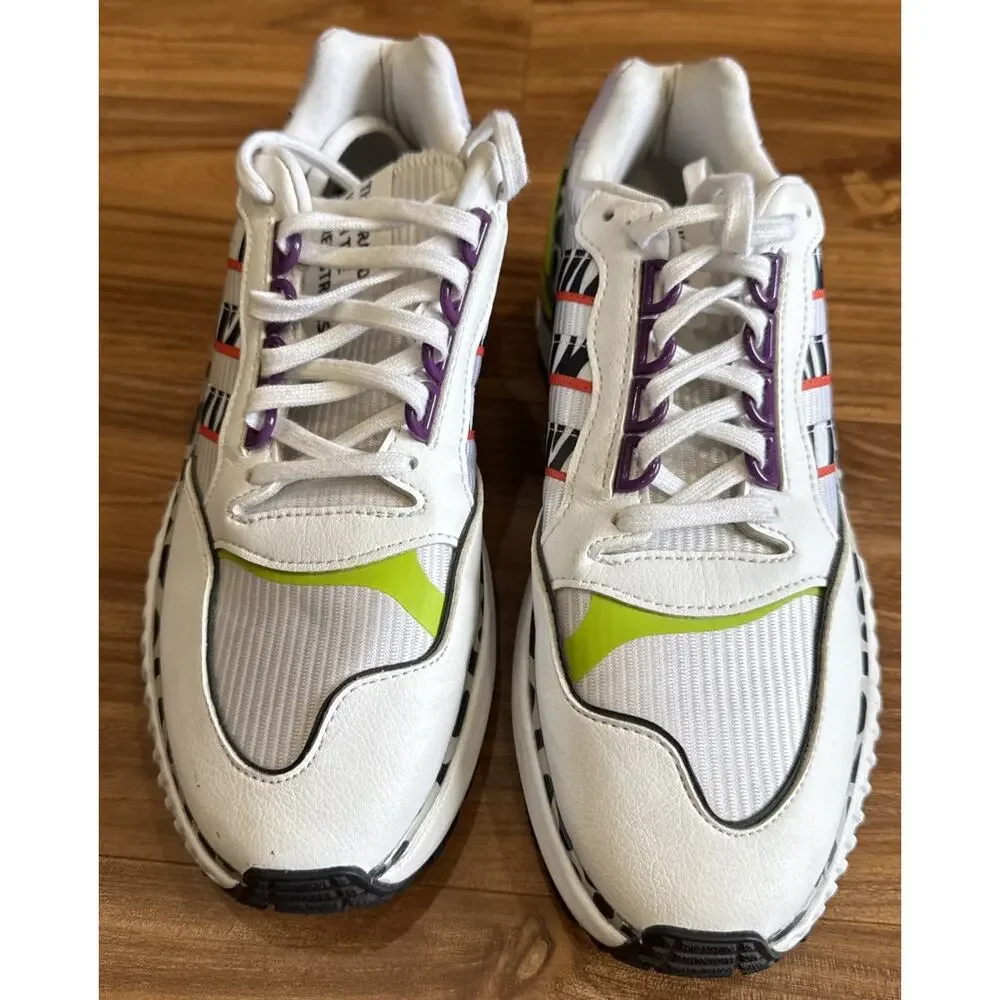 Adidas Womens ZX Wavian GW0517 White Running Shoes Sneakers Size‎ 8 EXCELLENT